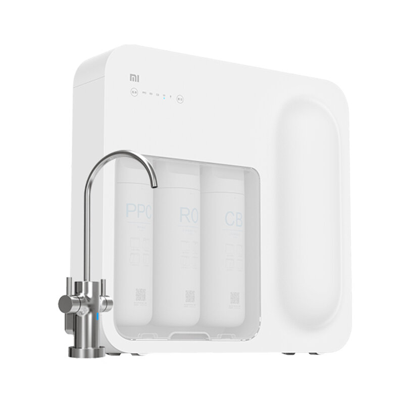 

Xiaomi Water Purifier C1 Three Outlets 1: 1 Pure Wastewater Ratio RO Reverse Osmosis Technology Integrated Water Storage