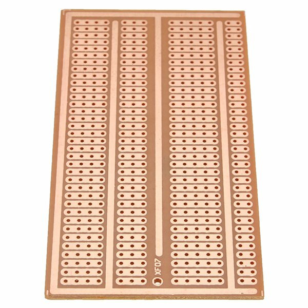 1pcs 5x9.5cm Single Side Copper Prototype Paper PCB Breadboard 2-3-5 Joint Hole