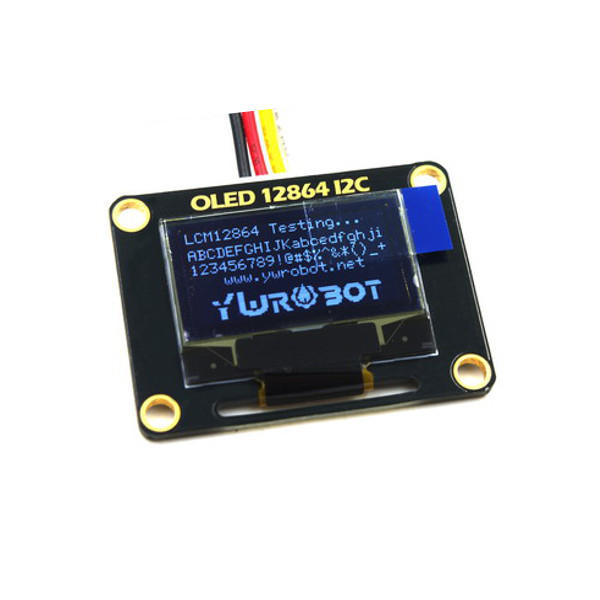096 Inch White OLED Display Module IIC I2C Board Geekcreit for Arduino products that work with official Arduino board