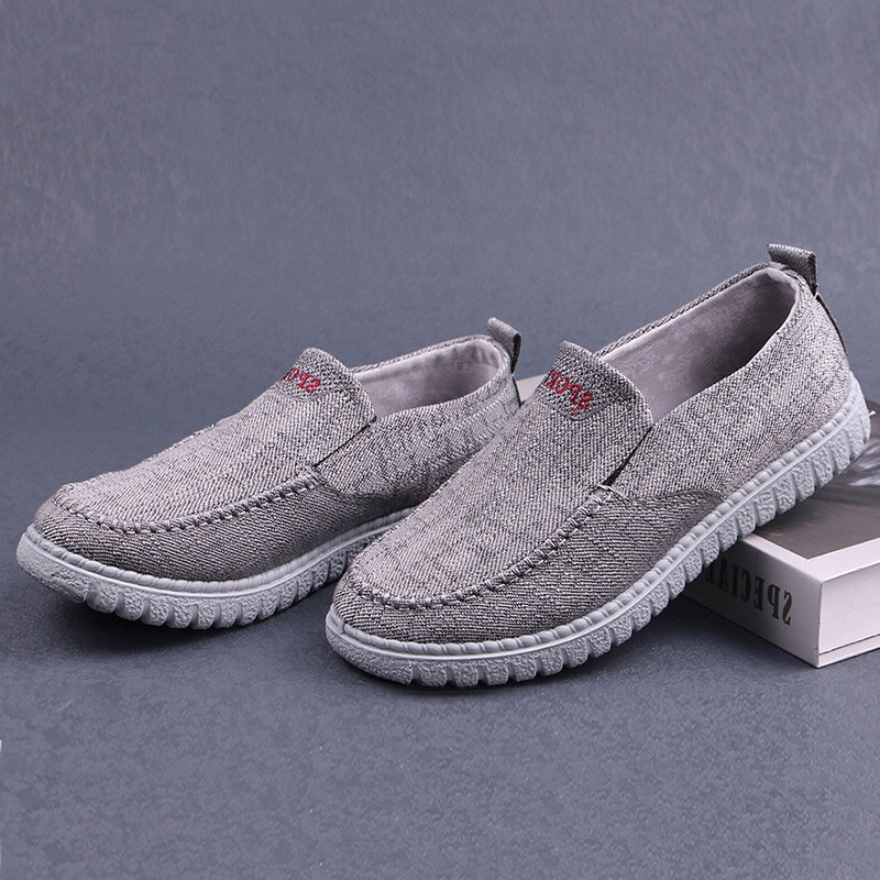 Men Breathable Soft Sole Lightweight Comfy Slip On Cushioned Casual Shoes