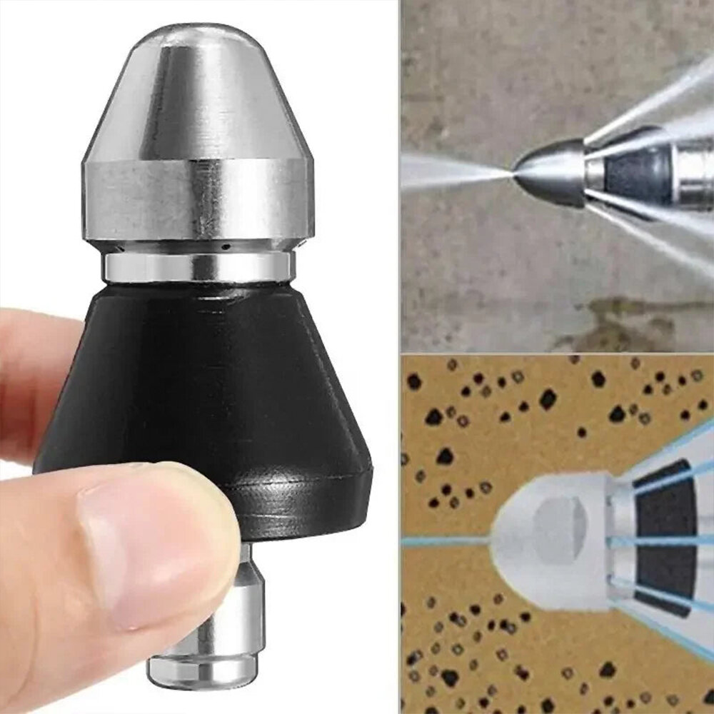 

3/8" 1/4'' Quick High Pressure Washer Sewer Cleaner Nozzles Washing Machine Drain Pipe Dredging Cleaning Nozzle