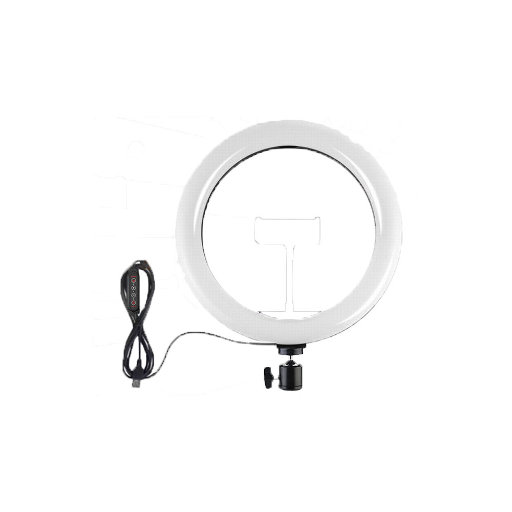 ORSDA OR-10RGB 10inch RGB LED Ring Light Dimmable Selfie Ring Lamp Three Kinds of Color Temperature for Computer Live Wi
