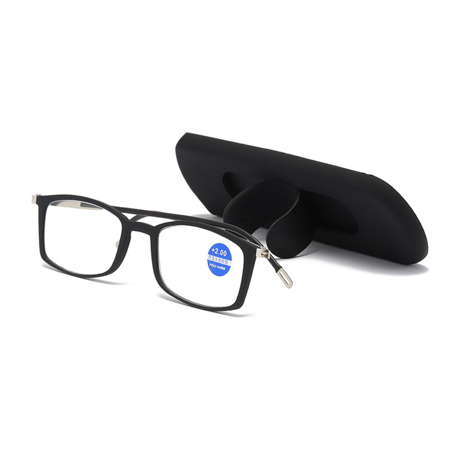 Unisex Casual Portable Anti-Radiation Anti-Blue Light Square-shaped Presbyopic Glasses