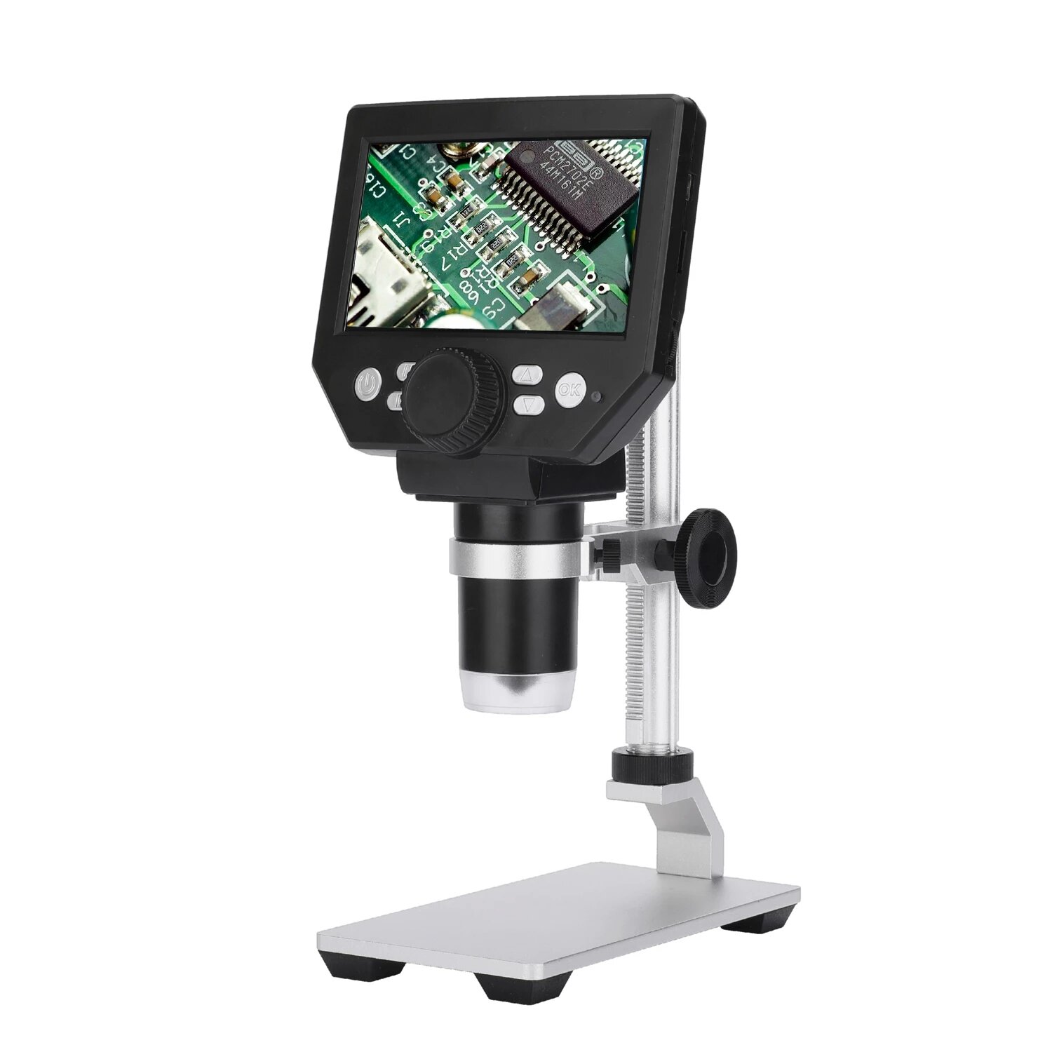 MUSTOOL G1000 Portable 1-1000X HD 8MP Digital Microscope 4.3" Electronic HD Video Microscopes Boresc