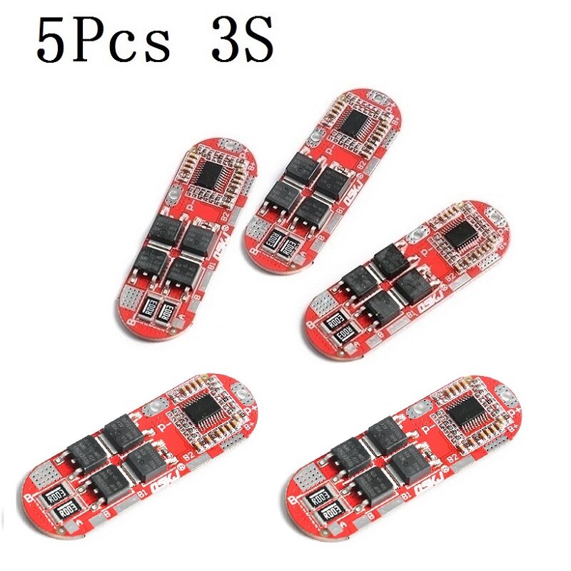 

5Pcs 3S High Current Ternary Polymer Lithium Battery Protection Board 20A 40A