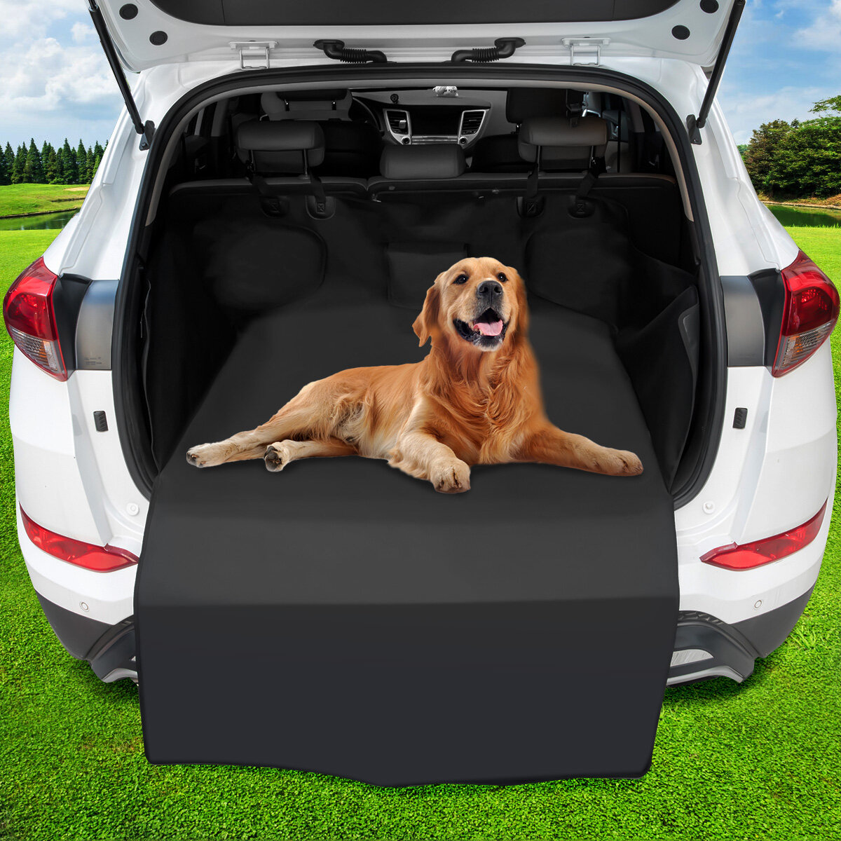 

Dog Car Seat Cover for Pet Travel Puppy Supplies Cat Carrier Hammock Rear Back Seat Protector Mat Safety Nonslip Waterpr