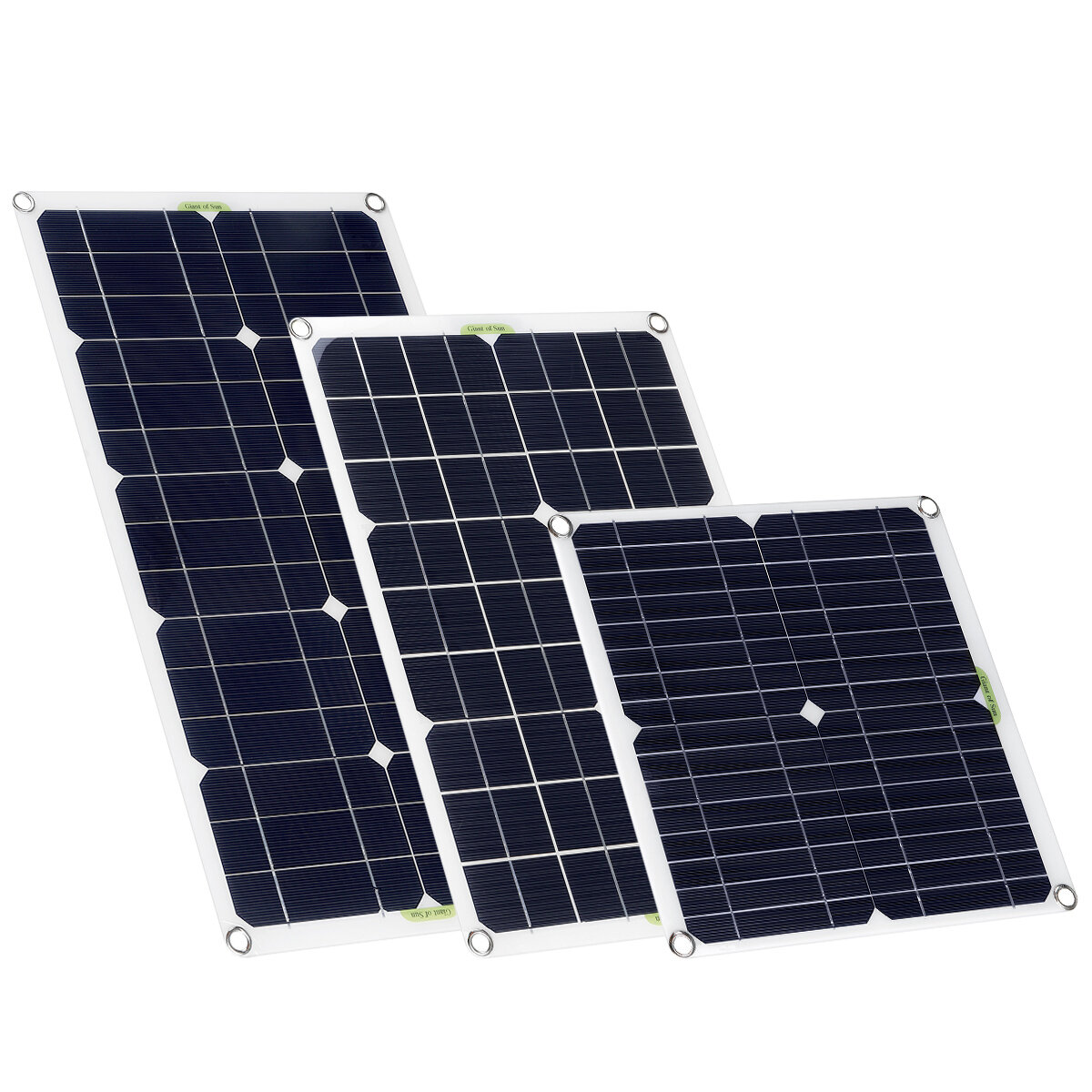 Kit de panneau solaire 50W 18V Batterie chargeur 10/20/30/40/50A contrôleur DC/USB/TYPE-C pour accessoires de camping en plein air