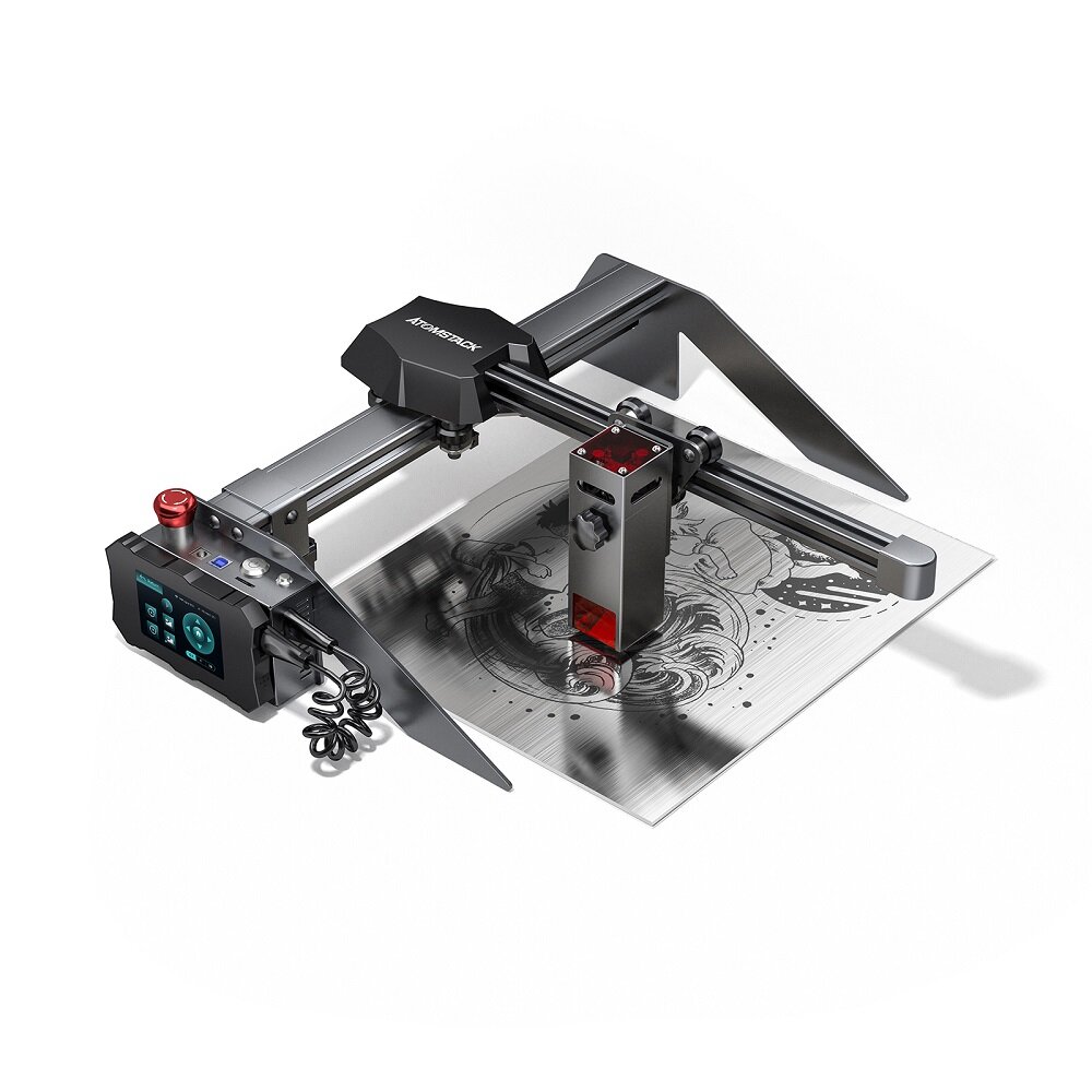 

[US Direct] ATOMSTACK P9 M40 Portable Dual Laser Engraving Cutting Machine 5.5W Output Power DIY Laser Engraver