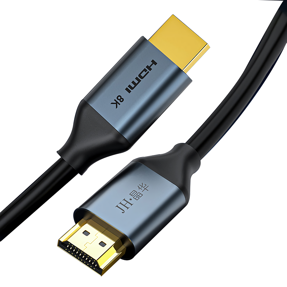 JH 8K HDMI Cable HDMI2.1 Video Cable Connector High Speed 48Gbps Dynamic HDR 3D HD Cable Engineering