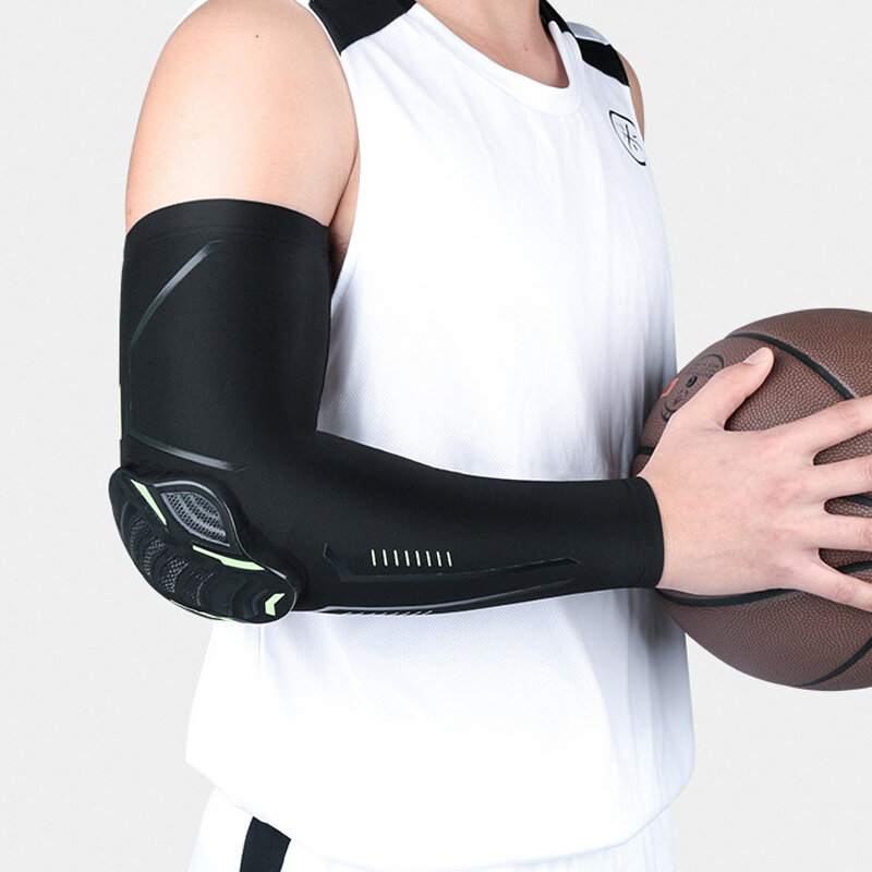 1PCS Sports Arm Sleeves Anti-Impact Compression Non-slip Hand Protection Tools Outdoor Basketball Football Hiking Cycling Protective Gear