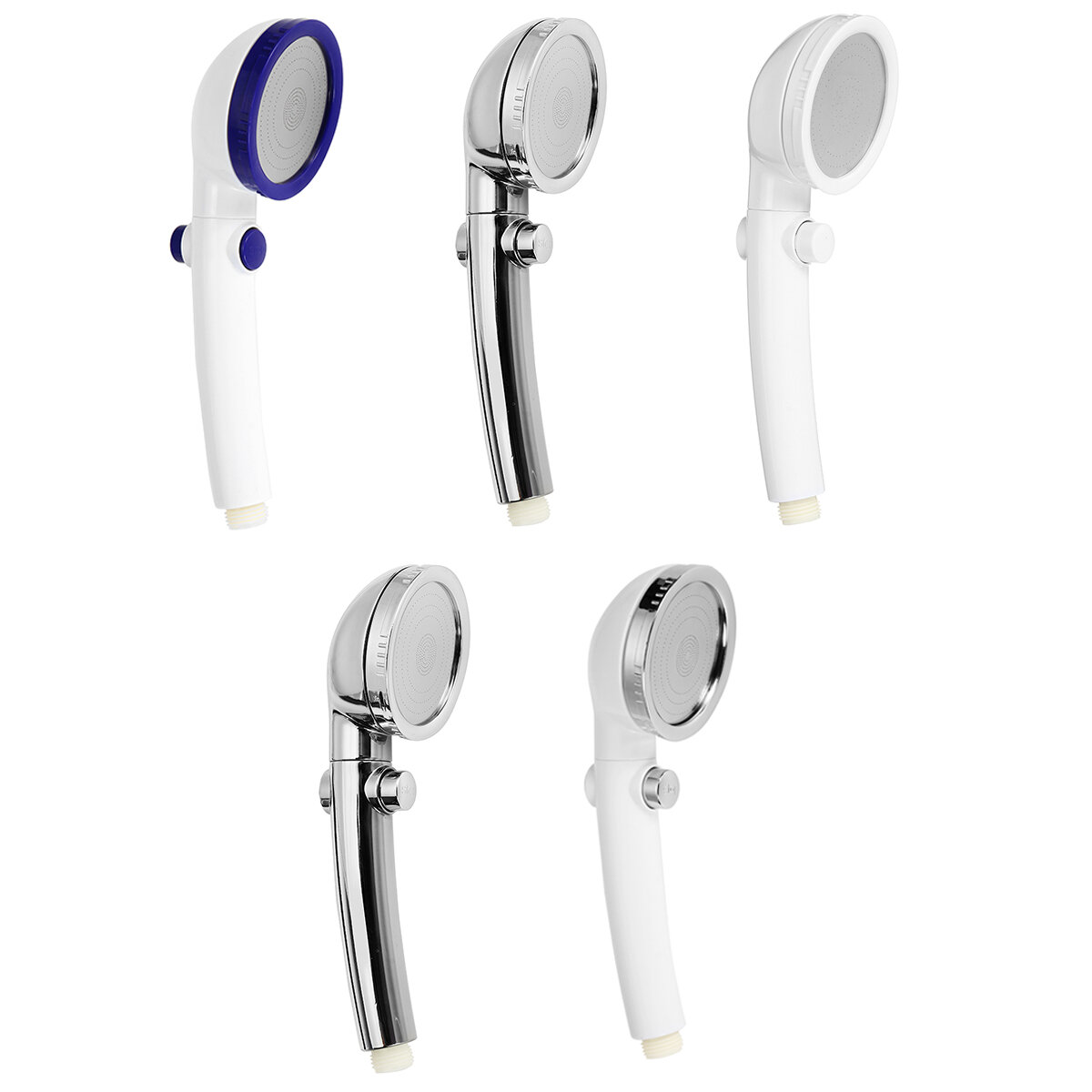 One Button Water Stop Pressurized Shower Shower Nozzle Household Hand Held Shower Rain Shower Nozzle