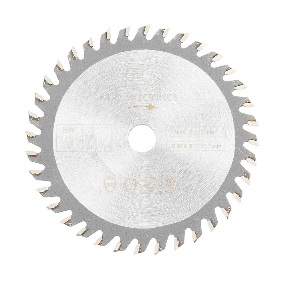 

Drillpro 85mm Saw Blade 36 Teeth Circular Cutting Disc 10mm Bore 1.7mm Thickness Woodworking