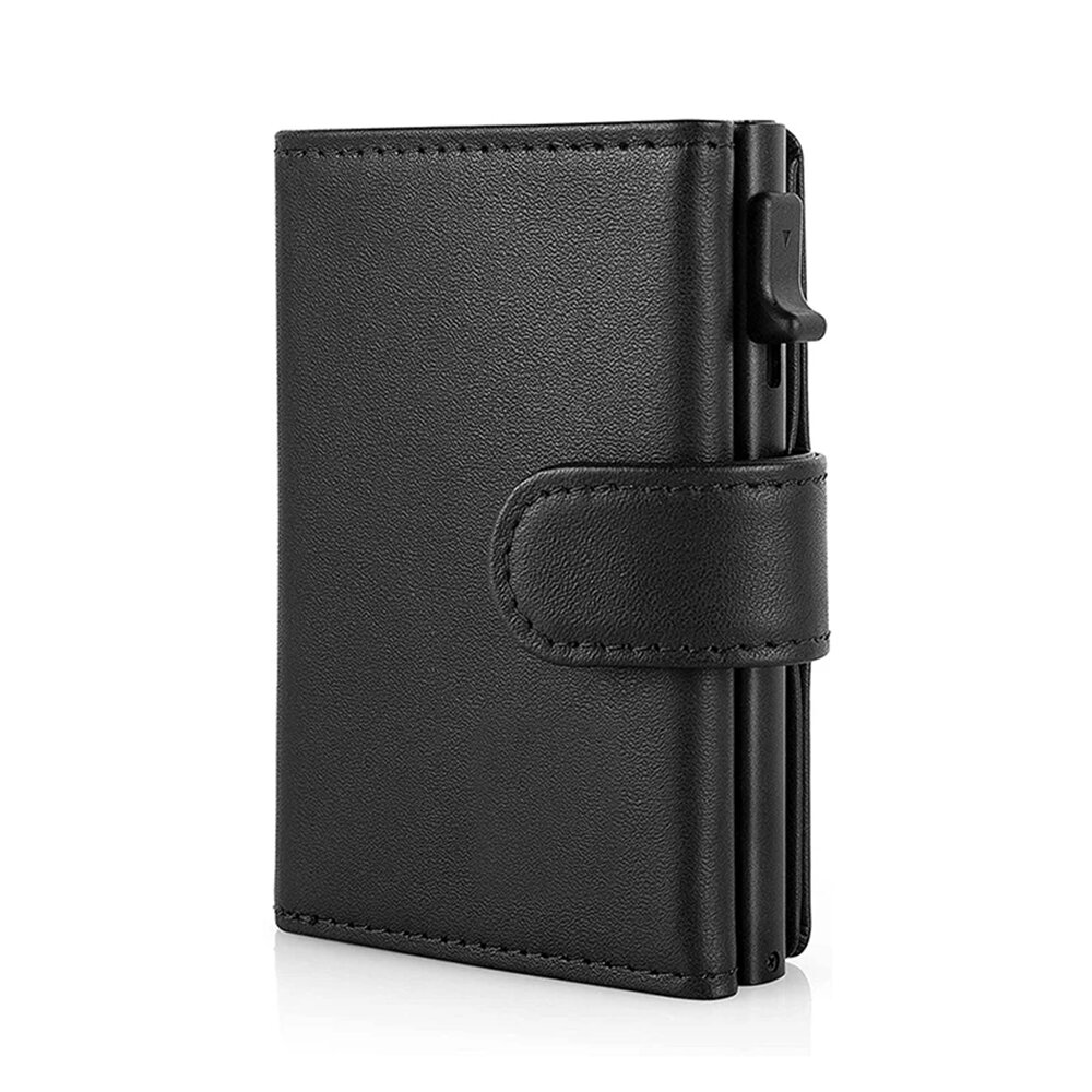 Men Wallet Business Card Book Multifunctional RFID Aluminum alloy Wallet with Credit Card Holder Coi