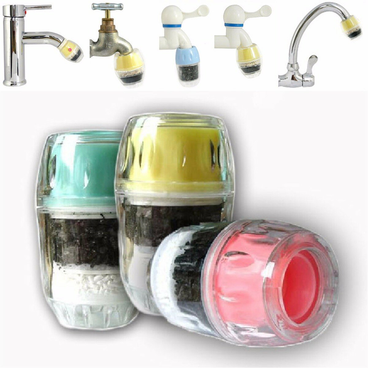 

Carbon Kitchen Home Faucet Tap Water Clean Purifier Filter Cartridge