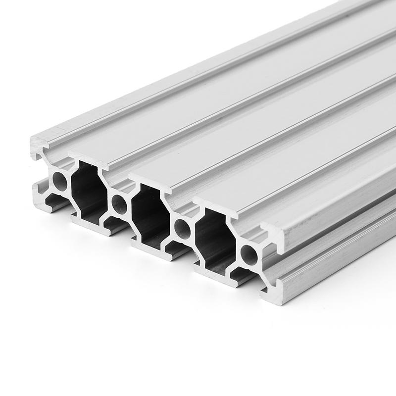 350 mm / 500 mm lengte 2080 T-sleuf aluminium profielen extrusiekader voor CNC