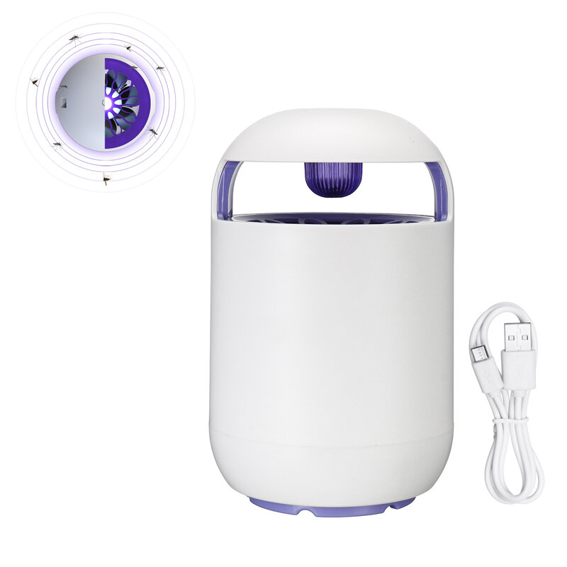 Lampe tueuse de moustiques électrique USB LED 5V 1W, répulsif à moustiques, piège à insectes, lumière pour camping en extérieur