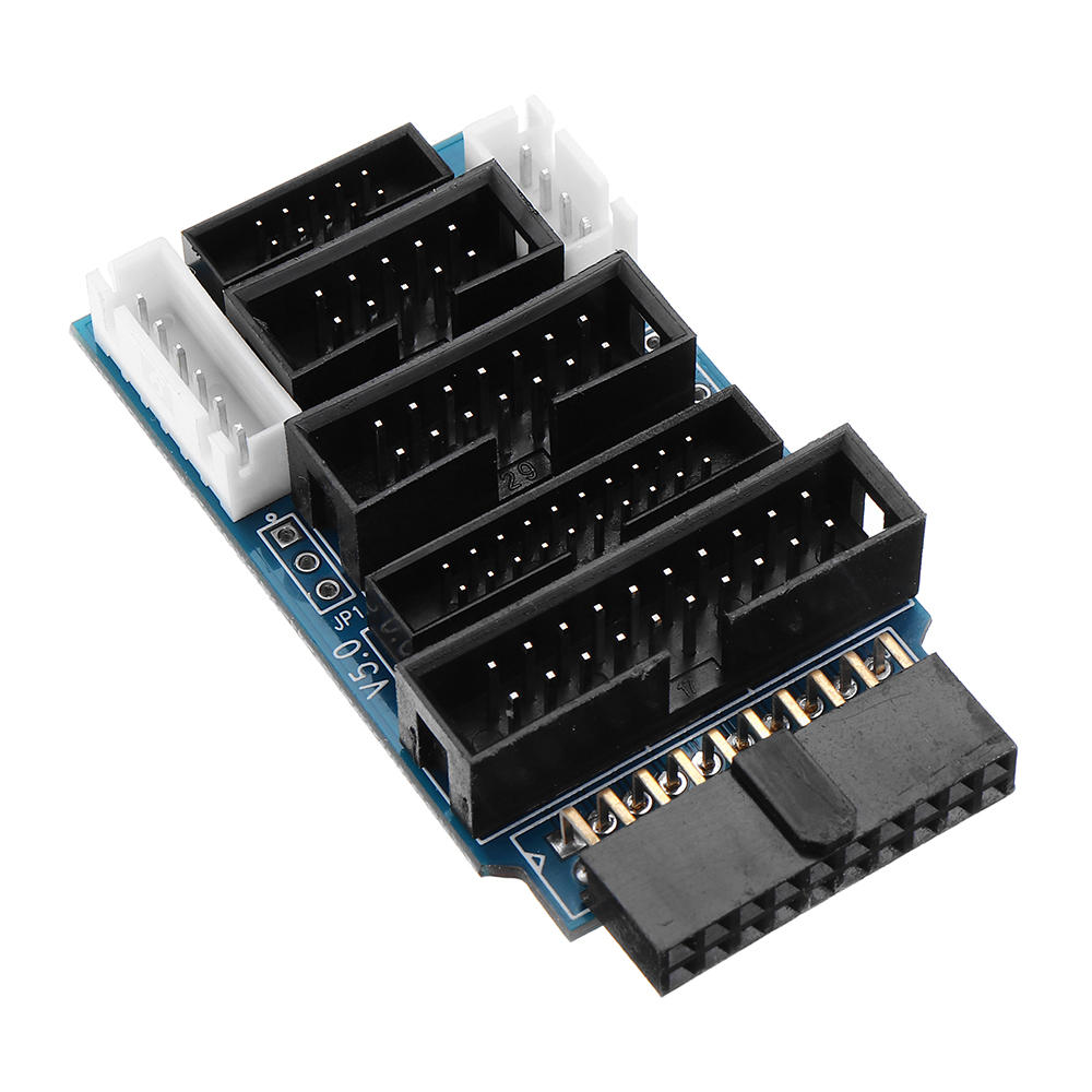 

10pcs Multi-Function Switching Board Adapter Support J-LINK V8 V9 ULINK 2 ST-LINK Emulator STM32