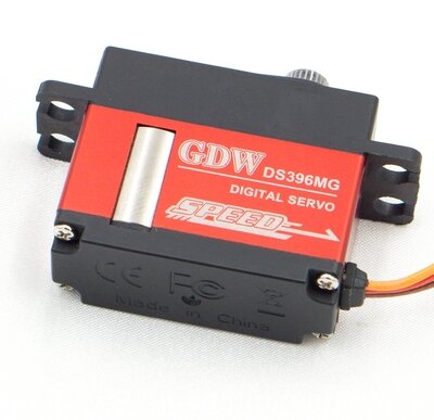 GDW DS396MG 12KG Large Torque High Voltage Metal Gear Digital Servo for RC Models