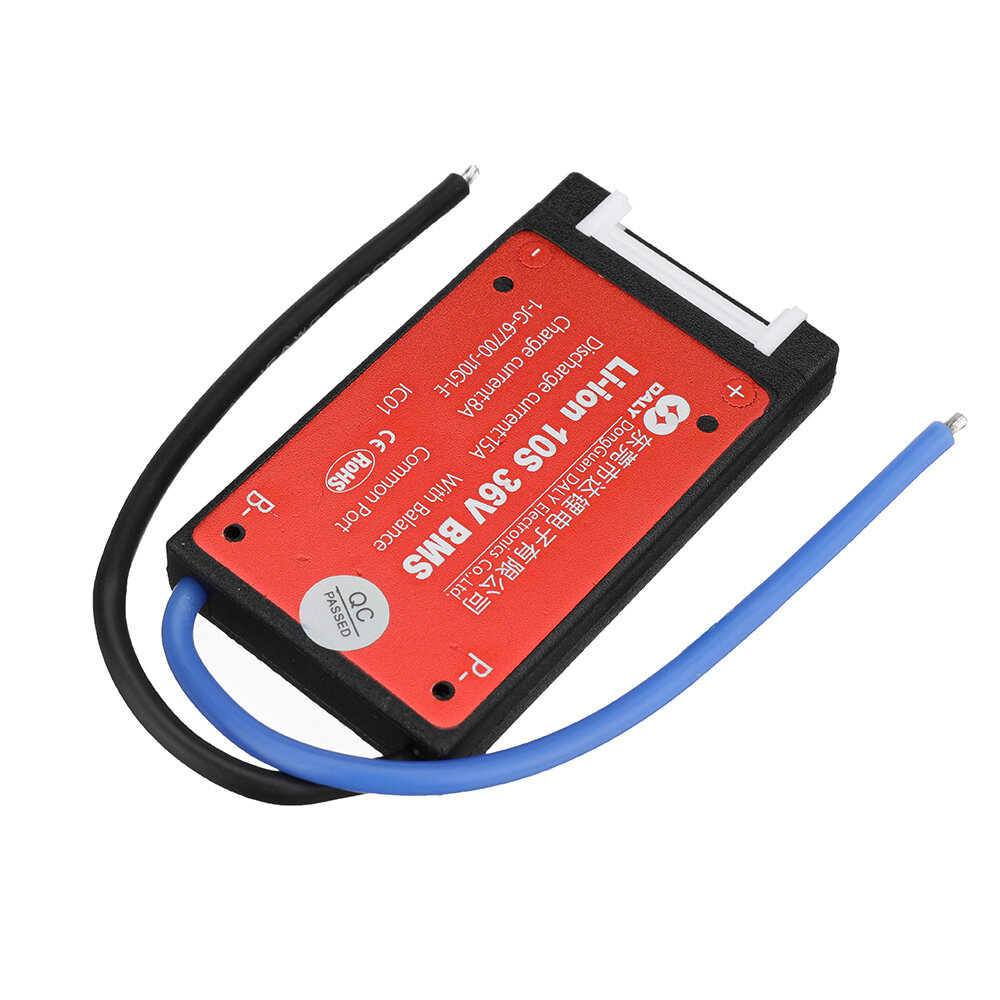 

DALY DL10S 10S 36V 15A BMS Battery Protection Board Waterproof BMS For Rechargeable Lifepo4 Lithium Battery E-Bike E-Sco