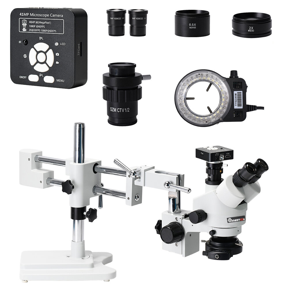 Mikroskop MUSTOOL 3.5X 7X 45X 90X z EU za $519.99 / ~2242zł