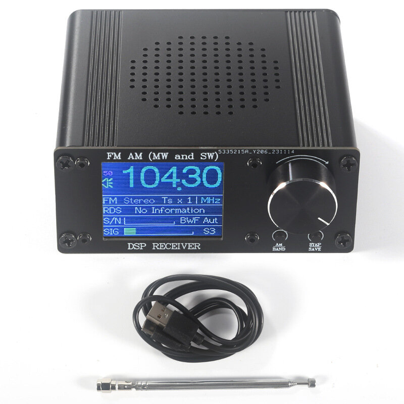

ATS-80 AM FM Radio Receiver Portable Durable High Sensitivity with Multiple Frequency Conversion DSP Digital Demodulatio