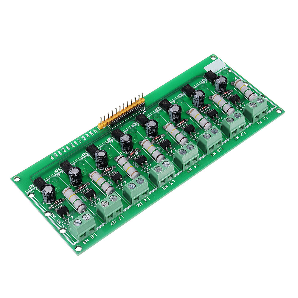 8CH Kanaal AC220V 3 V 5V Optocoupler Isolatie Test Board Ge?soleerde Detectie Tester PLC Processors 