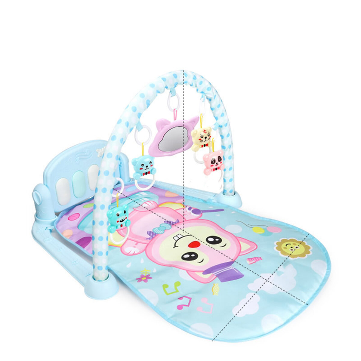 Baby Mini Musical Piano Carpet Educational Toys For 0-36 Months Fitness Play Mat