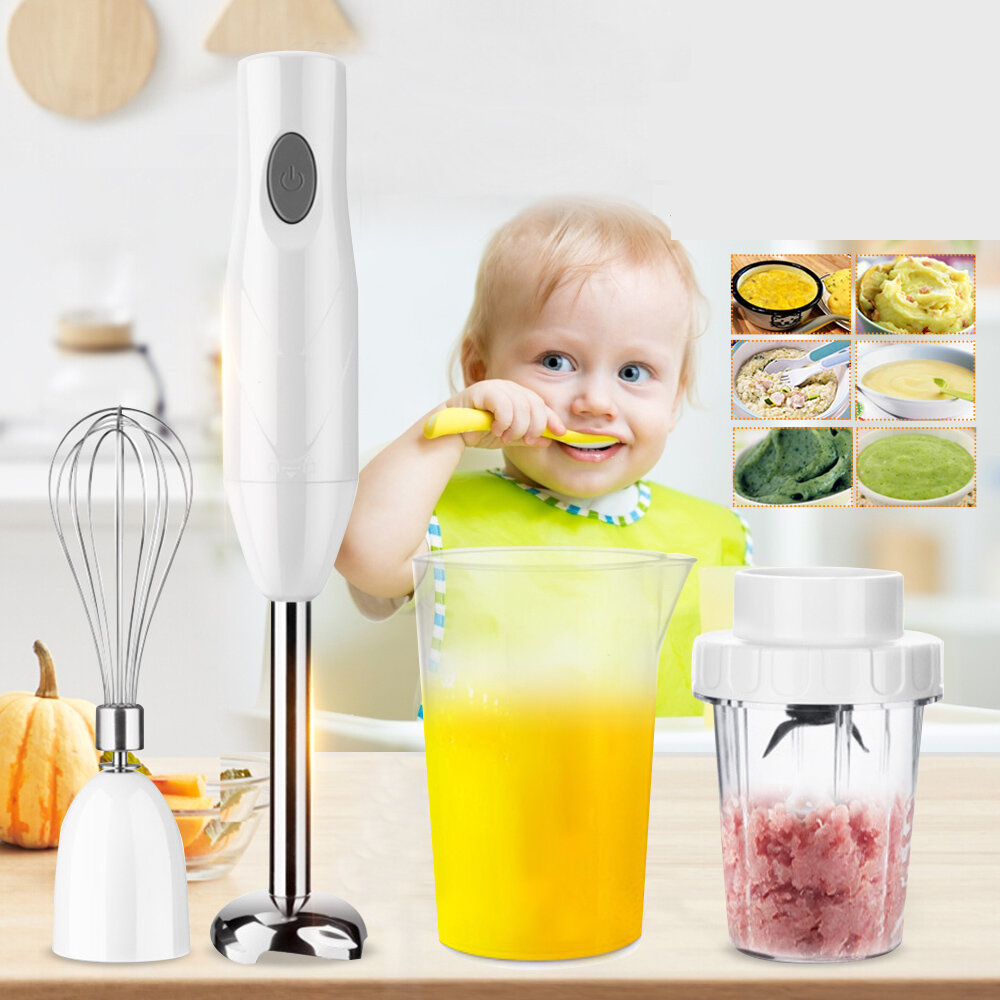 

MENMENXING MMX-001 4 in 1 Electric Blender Fruit Mixer Stick Juice Food Processor Hand Eggs Whisk
