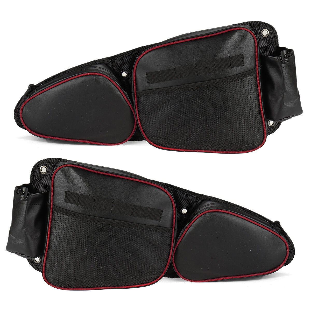 

2PCS Front Side Door Storage Bags Packet Knee Pad For Polaris RZR XP4 1000 Turbo S 2014-2020