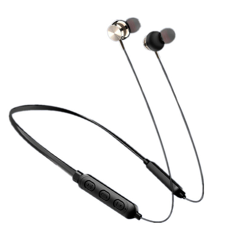 

Bluetooth 5.0 Наушник Наушники с шейным ободом 6D Стерео Спортивная гарнитура с глубокими басами и микрофоном для iPhone