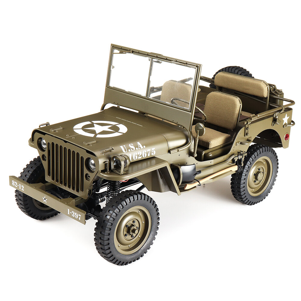 

ROCHOBBY 1/6 2.4G 2CH 1941 MB SCALER RC Car Waterproof Vehicle Models Fully Proportional Control Without Transmitter Rec
