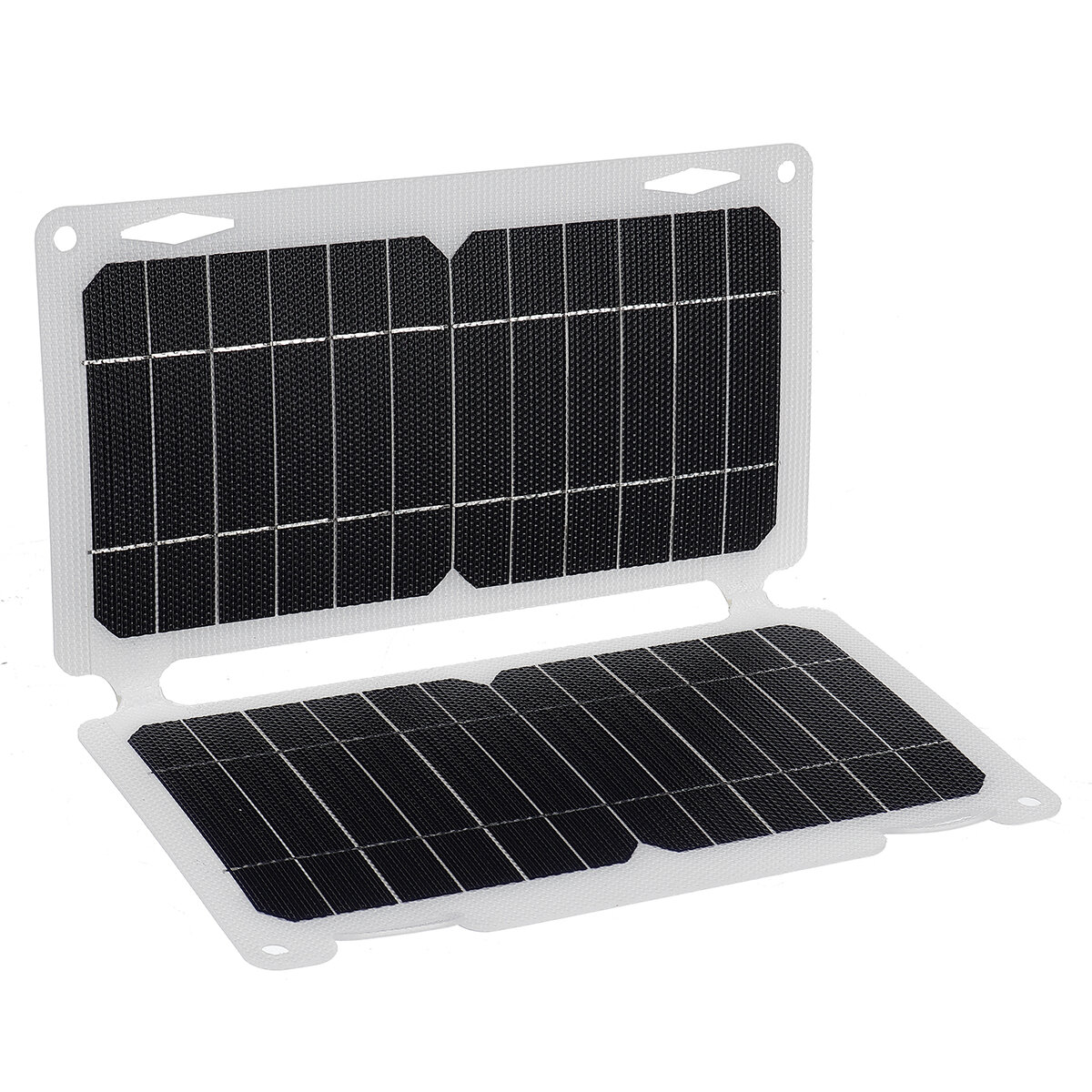 30W 12V Portable Solar Panel Folding Power Bank Outdoor Camping Cycling Hiking