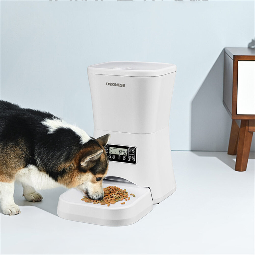 DOGNESS 7L/9L Automatic Pet Feeder Timed Programmable Auto Dog Food Dispenser Feeder for Cat Puppy S