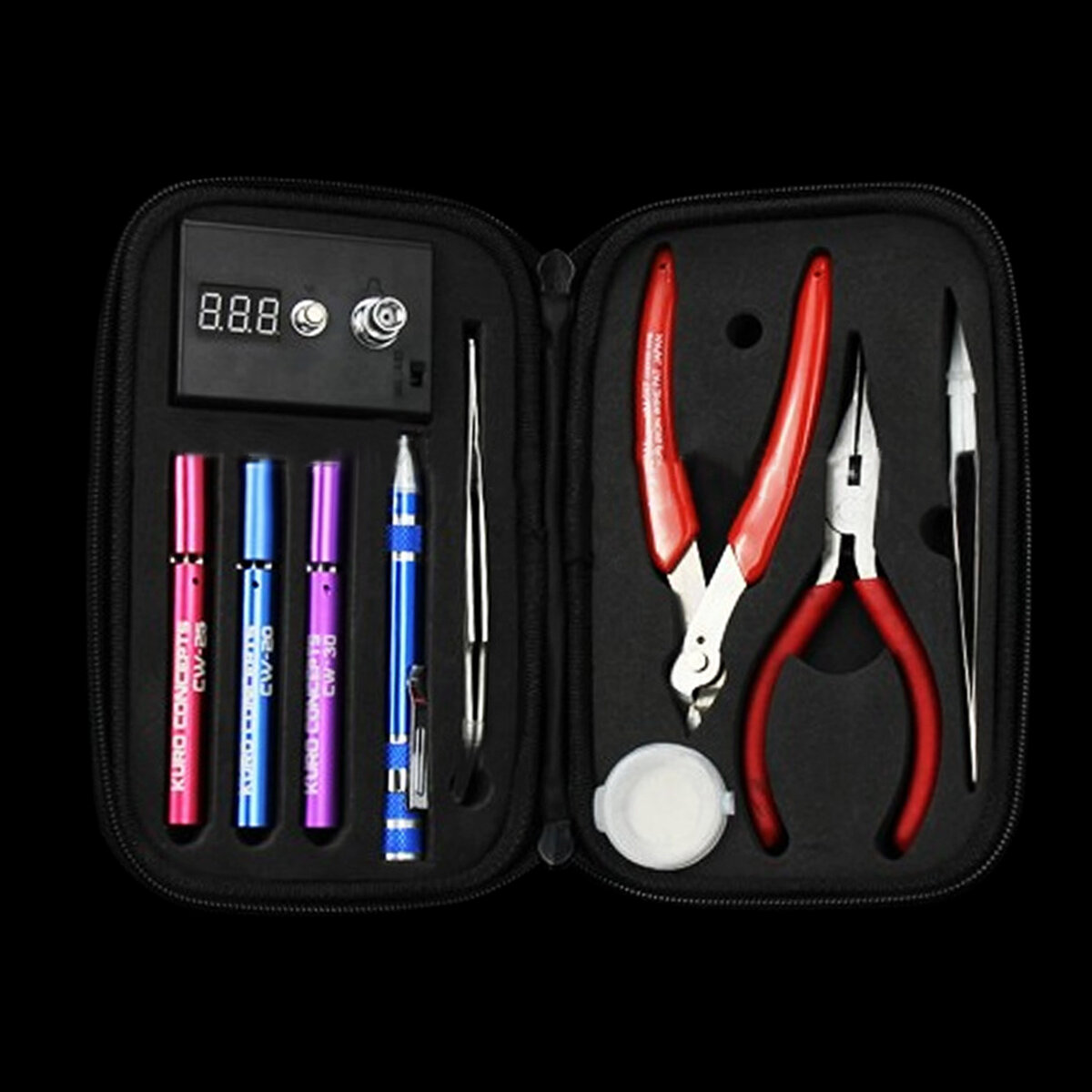 Electronic Cigarette Box Vape Tool Kits Tools Carry Bag With Tweezer Pliers For Banggood Usa