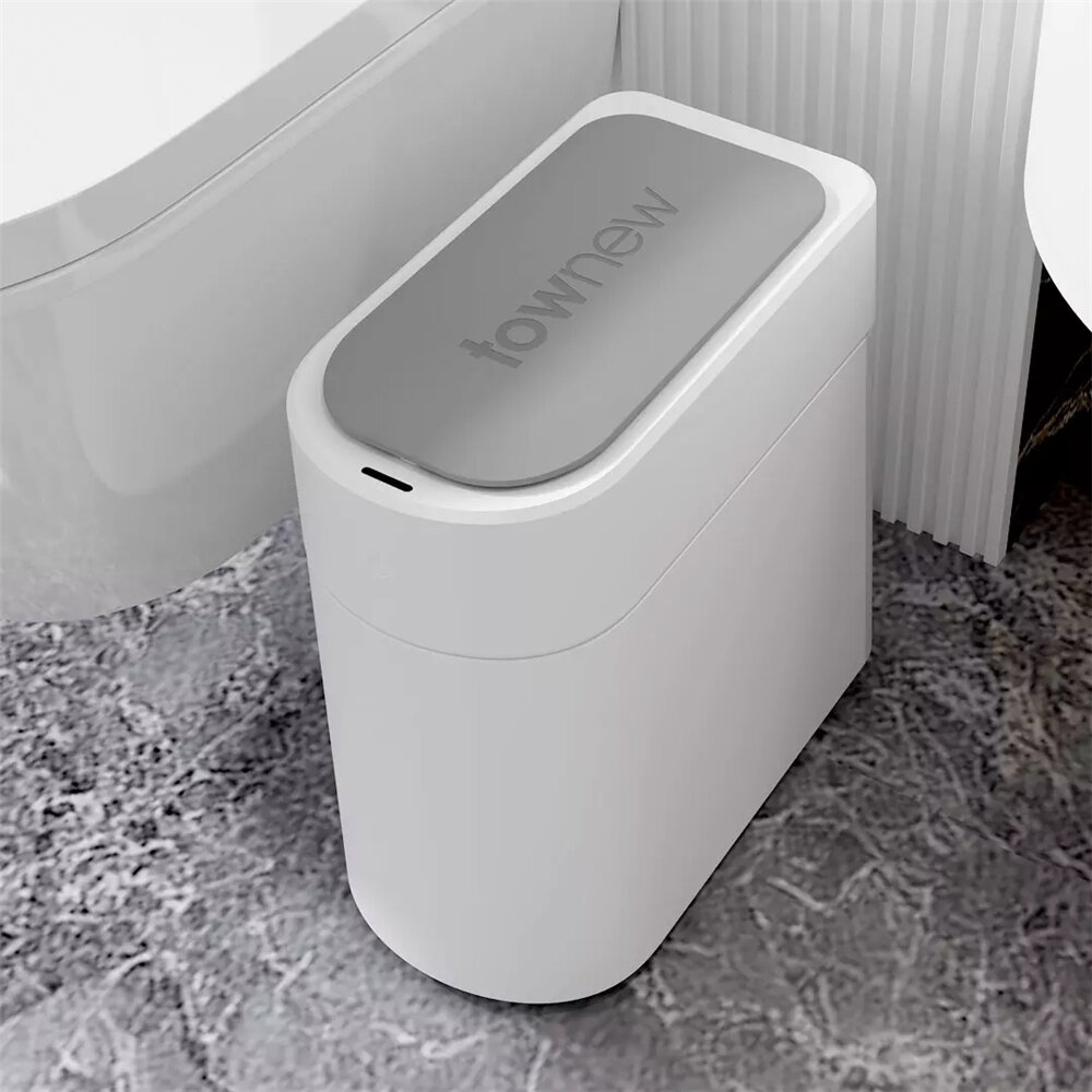 

Townew Automatic Waste Bins Household Smart Waterproof Trash Can Sensor Storage Box Kitchen Bathroom Bedroom Toilet Supp
