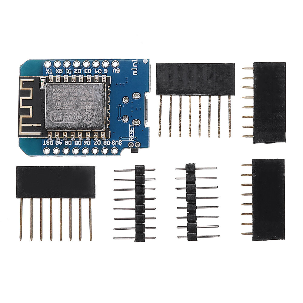2Pcs Geekcreit? D1 mini V2.2.0 WIFI Internet Development Board Based ESP8266 4MB FLASH ESP-12S Chip