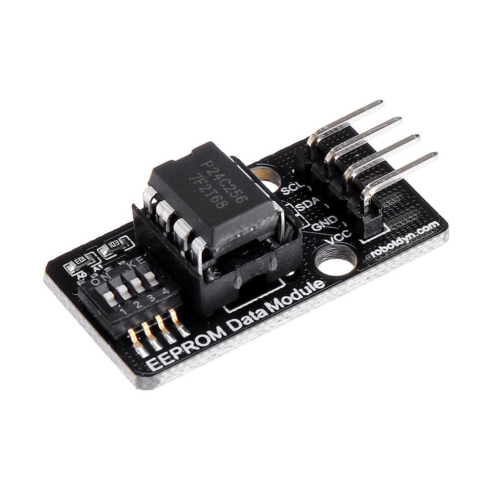 

5pcs EEPROM Data Module AT24C256 I2C Interface 256Kb Memory Board RobotDyn for Arduino - products that work with officia