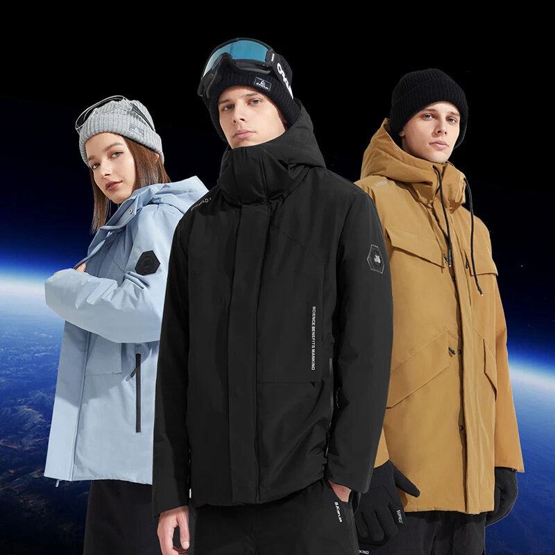 Supield Aerogel Warm Cold Resistant Jacket Far-infrared Heating Windproof Waterproof Coat for Winter Outdoor