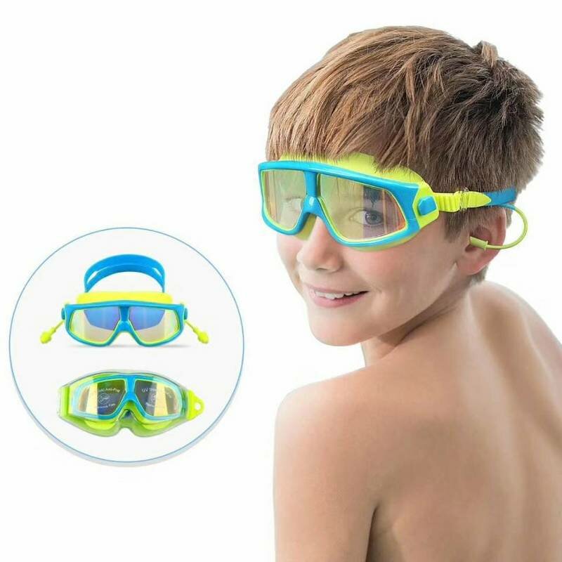 Children Anti-fog Diving Goggles HD Silicone Adjustable Teenager Kids Swimming Eyewear Water Sport G