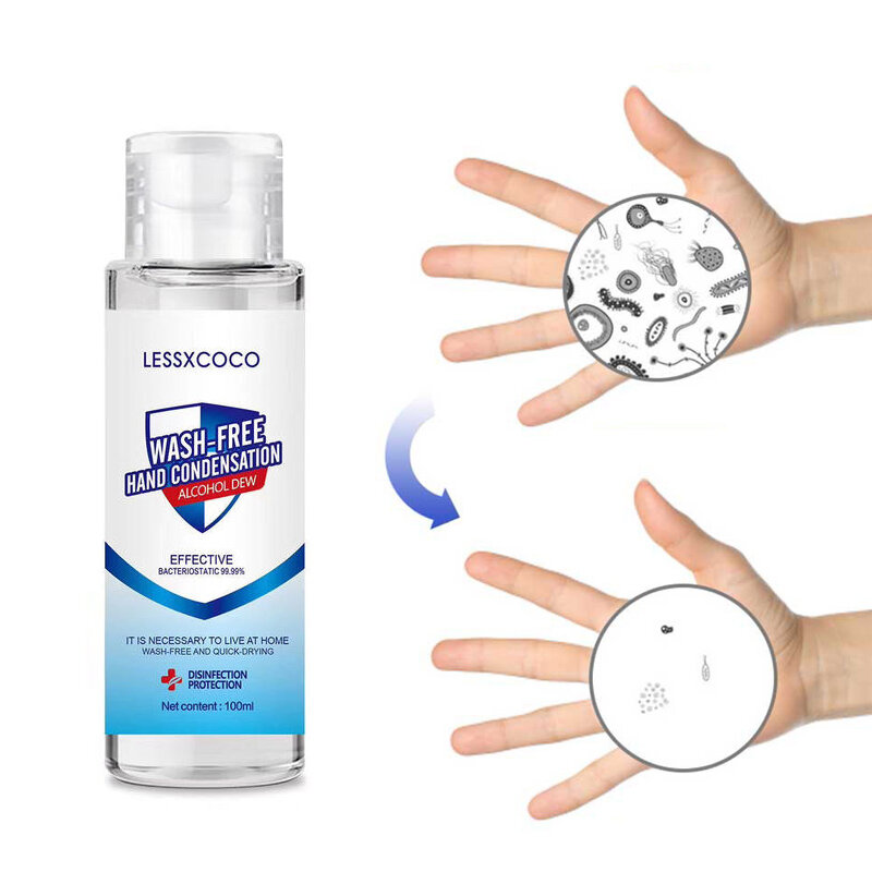100ml Wegwerp Handdesinfecterend 75% Alcohol Handgel Antibacteriën Handzeep Persoonlijke reiniging
