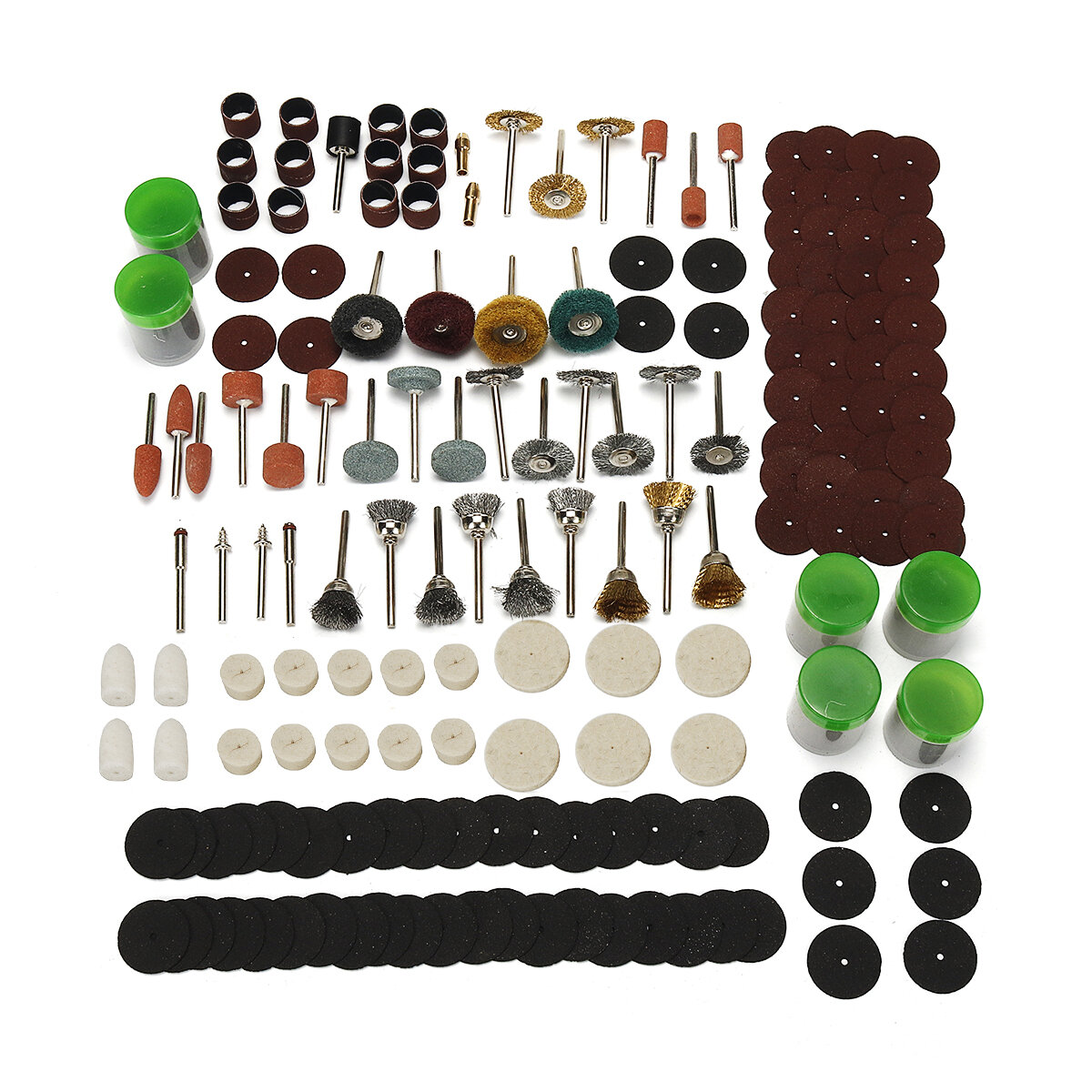 343Pcs Mini Grinding Polishing Sanding Accessories Set for Electric Grinder Abrasive Tool