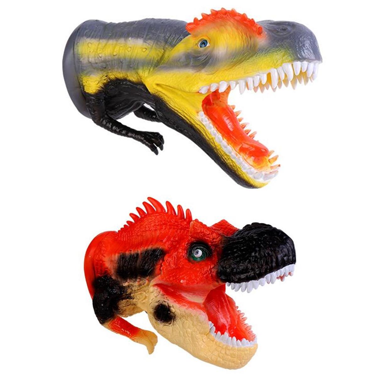 10" SUPER Dinosaur Hand Puppet Realistic Details Jurassic Museum Play Toy Boxed 