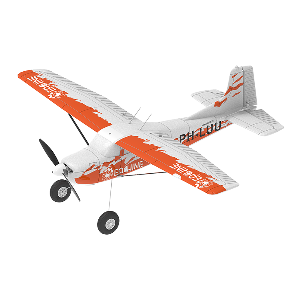 Eachine Mini Cessna 550mm Wingspan EPP 2.4G 6－Axis Gyro Stabilizer One Key Return RC Airplane Trainer Fixed Wing RTF with Flight Controller for Beginner － Three batterries