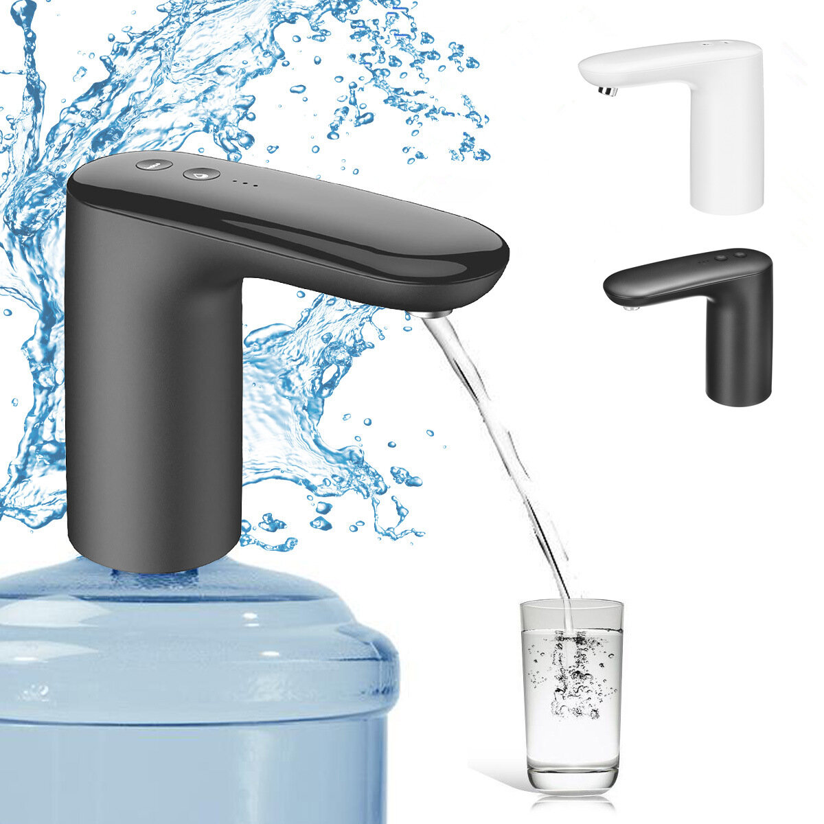 Automatische Elektrische Waterdispenser Slimme Waterpomp Voor Camping Picknick Gallon Drinkfles Schakelaar Waterbehandeling: