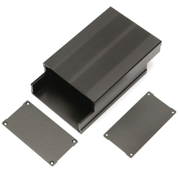 150 * 105 * 55 mm aluminium instrumentendoos PCB-behuizing DIY elektronische behuizing