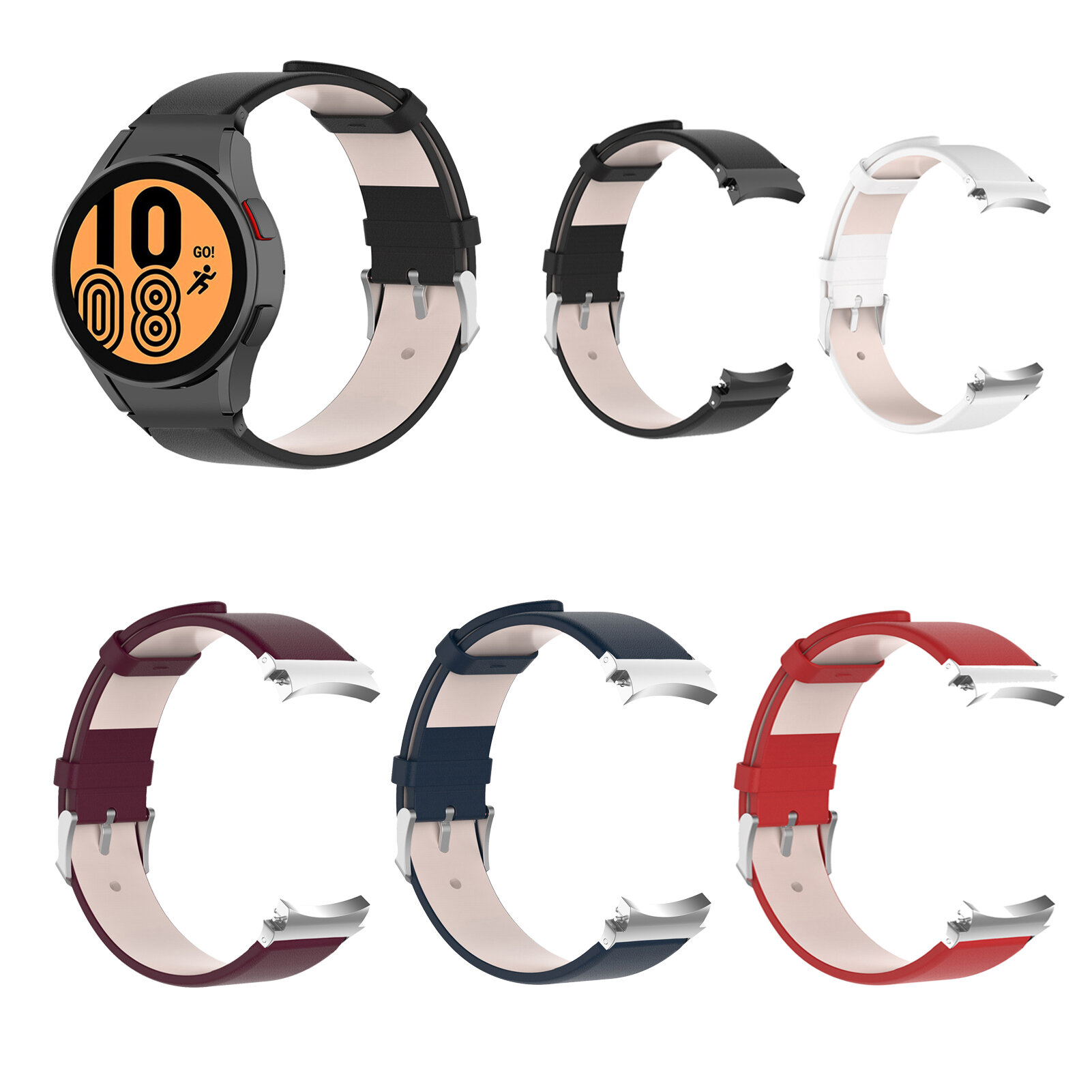 Bakkerij 20 mm universele Colorful lederen horlogeband vervanging voor Samsung Galaxy horloge 4 40 M