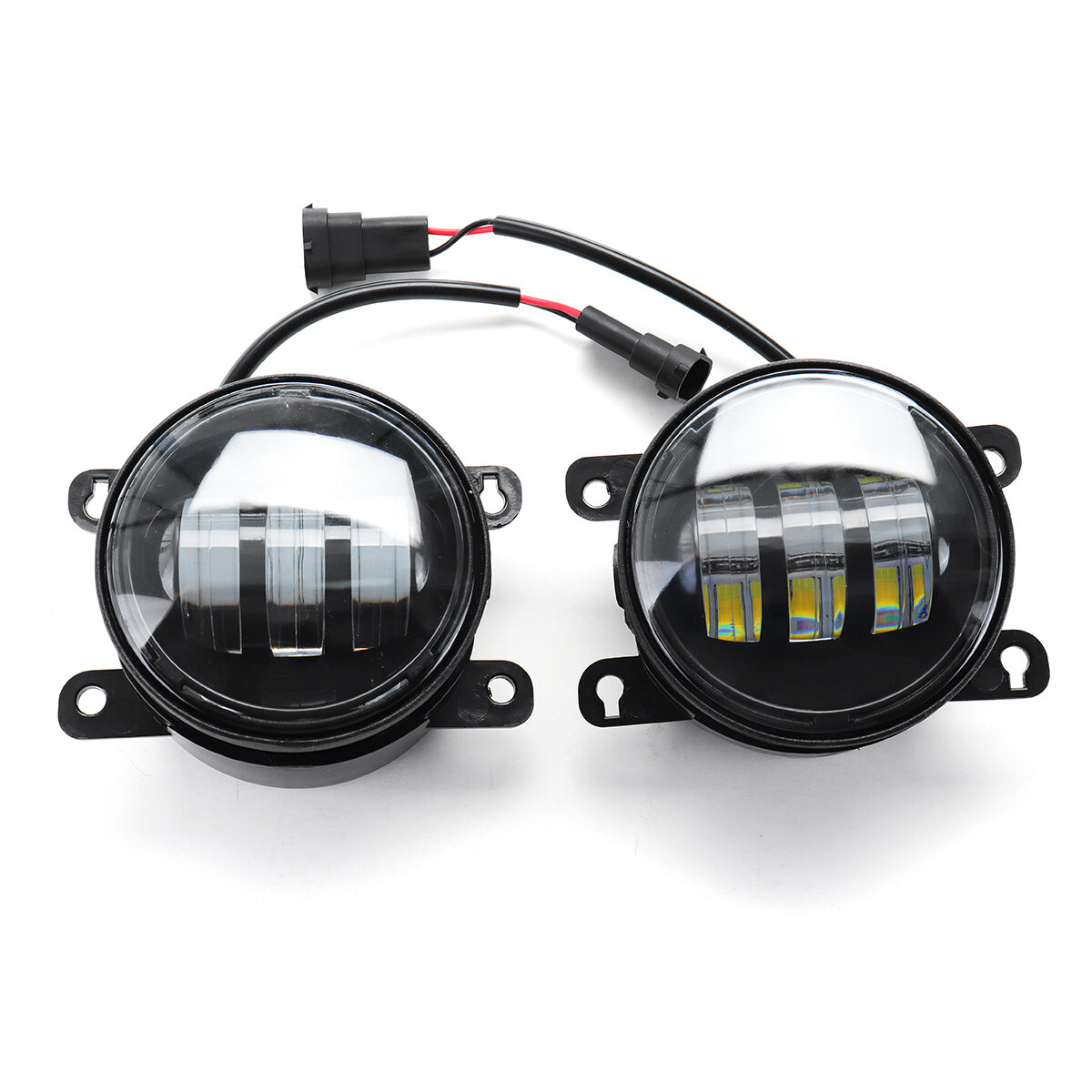 

4 Inch COB LED Daytime Running Lights DRL Fog Lamp Dual Color for Ford F150/Honda/Nissan/Subaru/Acura