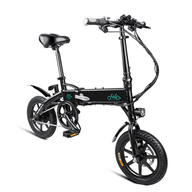 [EU Direct] FIIDO D1 10.4Ah 36V 250W 14 Inches Folding Moped Bicycle 25km/h Max 60KM Mileage Electric Bike