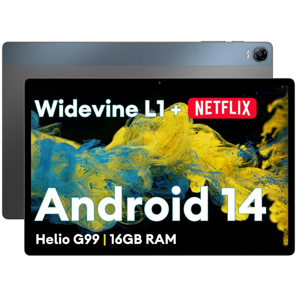 

Headwolf HPad 5 Helio G99 Octa Core 8GB+8GB RAM 128GB ROM Netflix Widevine L1 4G LTE 10.51 Inch Android 14 Tablet