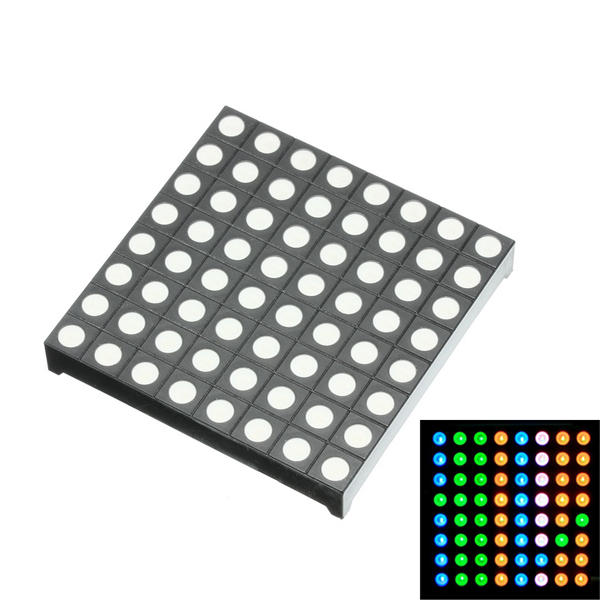 Drie kleuren Common Anode RGB LED Dot Matrix Display Module Compatibel Colorduino